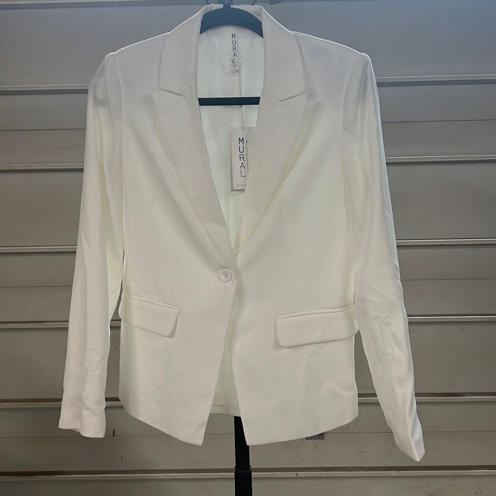 White blazer